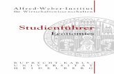 Studienführer - uni-heidelberg.de · 4 Willkommen am AWI Liebe Kommilitoninnen und Kommilitonen, ganz herzlich begrüße ich Sie am Alfred-Weber-Institut für Wirtschaftswissen-schaften.
