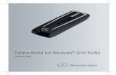 Telefon-Modul mit Bluetooth (SAP-Profil) · Willkommen in der Welt von Mercedes-Benz Machen Sie sich zuerst mit Ihrem Mercedes Benz Telefon-Modul mit Bluetooth® (SAP-Pro-fil) vertraut.