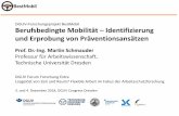 DGUV-Forschungsprojekt BestMobil Berufsbedingte Mobilität ... · 1. Projekthintergrund und -ziele. Projektziele • Gefährdungs- und Belastungsprofile für mobil Tätige in ausgewählten