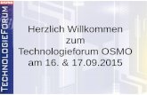 Herzlich Willkommen zum Technologieforum OSMO am 16. & 17.09 · Siloxa Vorstellung Mehr als 1.000 Anlagen zur Trocknung-, Verdichtung und Gasreinigung seit Gründung Mit Gasreinigungen