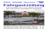 PRO BAHN Hessen Fahrgastzeitung · PRO BAHN Hessen Fahrgastzeitung Informationen von PRO BAHN für Hessen und Rhein-Neckar Nr. 109 September 2015 Bahnhofsumbau Gießen/Wetzlar S.