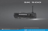 SK 500 - assets.sennheiser.com · Das Mikrofon ME 4 hat eine nierenförmige Charakteristik. Richten Sie das Mikrofon ME4 so aus, dass die Einspra- che in Richtung der Tonquelle (z.