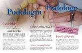 Podologin Podologe - kosmetik-podologie.de · Berufstätigkeit Viele Podologinnen und Podologen machen sich mit einer eigenen Praxis für medizinische Selbstständigkeit sollte man