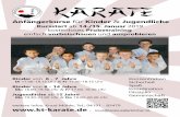 Karate · weitere Infos: Knud Möhle, Tel.; 04191 - 85479 - knud@karate-kaltenkirchen.de Konzentration Sicherheit Spaß Koordination Disziplin Gemeinschaft Kinder von 6 - 7 Jahre