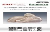 Polyurethan-Vakuum-Spiralschläuche Polyurethan Ducting Hoses · Polyurethan-Vakuum-Spiralschläuche / Polyurethan Ducting Hoses T echnische Änderungen vorbehalten. Schläuche für