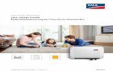Technische Information - SMA SMART HOME ... · 2 Konfiguration Der Sunny Home Manager kann ab der Firmware-Version 1.13 (August 2016) über den Batterie-Wechselrichter die Batterie