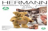 Spielwaren GmbH · Coburg - hermann.de · unserer Teddybären 2004 zu erleben und das Geheimnisvolle, das allen unseren Bären innewohnt, zu ergründen. Coburg, im August 2004 Martin-J.