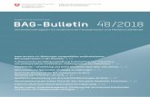 Bulletin 48 2018 DE - bag.admin.ch · Neues Leaflet «Selbstmanagement-Förderung bei chronischen Krankheiten und Sucht» für Fachpersonen verfügbar 21 Rezeptsperrung 22. Meldungen