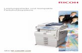 Leistungsstarke und kompakte Farbdrucksysteme Aficio MP c2050-datenblatt.pdf · Umfassende Flexibilität in der Produktion farbiger Dokumente Dank ihrer ungewöhnlich kleinen Standfläche