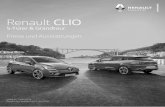 Renault CLIO · Renault CLIO 5-Türer & Grandtour Preise und Ausstattungen Gültig ab 1. Juni 2018 Ersetzt die Preisliste vom 1. Mai 2018