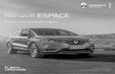 Renault ESPACE - stadelbauer.de · Easy Life Schubfach mit 12 l Fassungsvermögen, ... Renault Espace angepassten 8 Liter großen Bassgehäuse in der rechten Seitenverkleidung –