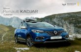 Neuer Renault KADJAR · RENAULT hat den Inhalt dieser Druckschrift möglichst genau und nach dem aktuellen Stand zum Zeitpunkt der Drucklegung verfasst. Im Rahmen der Politik der