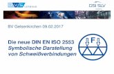 Die neue DIN EN ISO 2553 - die-verbindungs-spezialisten.de · • die Nahtart geändert wird, z.B. von Kehlnaht in Stumpfnaht • die Maße geändert werden, z.B. die Nahtdicke einer