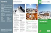 Informationen Interessante Touren - alpenverein.de · Interessante Touren Gipfeltouren z Wildspitze (3774 m) Hochalpine Gletschertour auf den höchsten Gipfel der Ötztaler Alpen,