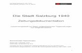 Die Stadt Salzburg 1940 · Die Stadt Salzburg im Jahr 1940 Zeitungsdokumentation von S. Göllner 2 Berichte zum Dezember 1939 und Statistiken 1939 Dezember 1939 Beförderungen bei