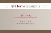 JSF-Hacks · PDF fileHerbstcampus 2008 – F14 – JSF-Hacks 2 Agenda •Tipps und Tricks • Allgemeines • Konfiguration • Navigation • Komponenten und Attribute • Validator