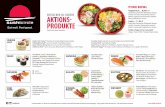 Vegetarisch 8,95 € Sushi-Reis, asiatischer Blattsalat ... · Wein Riesling Spätlese, trocken 0,20 l 5,95 € Chardonnay trocken, elegant, 0,20 l 5,95 € Grauburgunder feinherb,