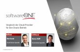 Vergleich der Cloud-Provider für den Oracle Betrieb · © SoftwareONE 2018© SoftwareONE 2017 Vergleich der Cloud-Provider für den Oracle Betrieb