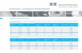 hamotic compact Datenblatt - hanning-hew.com · 1 Technische Daten Drehstrommotoren – Bemessungsspannung 400 V, 50 Hz, Ströme und Drehzahlen gelten bei Ölviskosität von 40 mm2/sec