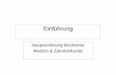 Einf¼hrung - MH-Hannover: Startseite .Unterrichtsziele in der Biochemie oAufgabe und Ziel von Praktikum
