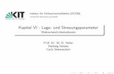 Kapitel VI - Lage- und Streuungsparameter ...statistik.econ.kit.edu/download/WT6.pdf · 1 2 Kapitel VI - Lage- und Streuungsparameter 7. Lageparameter II.) Median: (Zentralwert) Idee