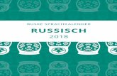 Buske Sprachkalender: Russisch 2018 - Buch.de · Irina Augustin hat in Pjatigorsk/Russland Pädagogik und Sprachwissen-schaften studiert und in Bayreuth in Germanistischer Linguistik