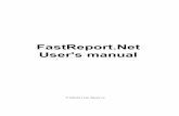 FastReport.Net User's manual · User's manual. Inhaltsübersicht 3 Inhaltsübersicht Kapitel I Grundsätze 12 Der Bericht 12 Bericht-Designer 12 Berichtsoptionen 13 Berichtsseiten