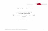 Modulhandbuch Masterstudiengang Maschinenbau (Mechanical ... · MHB MBM - FKR 17.01.2018, AES 2 – gültig ab SoSe 2018, Stand: 25.01.2018 1 . Modulhandbuch . Masterstudiengang .