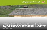 TOURISMUS UND LANDWIRTSCHAFT 2019 - appenzell.ch · INHALT 04 08 10 12 14 18 20 21 Schlaf im Stroh Besuch beim Alpkäser Stobede Viehschauen Übernachten auf der Alp Übersichtskarte