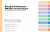 Präzisions- Mikrometer - Mett-Messtechnik1-24.pdf · Preiskatalog Nr. 18 Präzisions-Mikrometer & Feingewindespindel HARTIG GmbH & Co KG Präzisions-Messwerkzeuge Lohrweg 6 D-63741