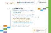 Kinderschmerztage - bekd.de · Sechs-Länder-Kongress für Kinderschmerztherapie und Pädiatrische Palliativversorgung Vor-Programm Ruhrfestspielhaus Recklinghausen (D) 14. – 16.