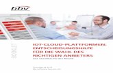 IoT-Cloud-PlaTTformen: Booklet für dIe Wahl des rIChTIgen ... Plattform_Web.pdf · de müsste den gesamten IoT-Applikationsstack selbst auf der IaaS-Infrastruktur betreiben. Allerdings