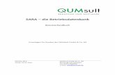 SARA die Betriebsdatenbank - qumsult.de · SARA – die Betriebsdatenbank Benutzerhandbuch Unterlagen für Kunden der QUMsult GmbH & Co. KG Version 16-2 QUMsult GmbH & Co. KG Stand: