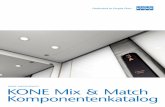 KONE MONOSPACE KONE Mix & Match Komponentenkatalog KONE Mix & Match Komponentenkatalog KONE MONOSPACE¢®