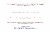 AL-AQIDA AL-WASITIYYAH - islam chat · [Kapitel 1] Folgendes ist darin, wie Allh Sich selbst in a uSrat al -Ikhlas - welche einem Drittel des ganzen an gleicht - Qur´ beschrieben