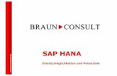 SAP HANA - alligate.dealligate.de/wp-content/uploads/2013/10/SAP-HANA-VORTRAG-II_2016.01.14.pdf · Was ist SAP HANA : SAP HANA ist eine neue Plattform die die In-Memory Technologie