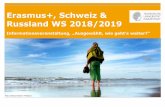 Erasmus+, Schweiz & Russland WS 2018/2019 · Februar/März 2018 | Referat Internationale Beziehungen & Mobilität – International Relations & Mobility 18 Finnland-Stipendium Müller-Alewyn