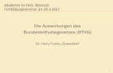 Die Auswirkungen des Bundesteilhabegesetzes (BTHG)harry-fuchs.de/wp-content/uploads/2017/03/Wiesloch-Fortbildung-BTHG.pdf · Akademie im Park, Wiesloch Fortbildungsseminar am 20.3.2017