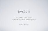 BASEL III - TU Wiensgerhold/pub_files/sem12/v_zahrer.pdf · Basel Committee on Banking Supervision reforms - Basel III Strengthens microprudential regulation and supervision, and