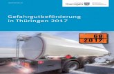 Gefahrgutbeförderung in Thüringen 2017 - thueringen.de · der Klassen 2, 3, 6.1 und 8 sind zur Verhinderung der Polymerisation Vorgaben für die Beförderung FKHPLVFK LQVWDELOHU
