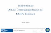 Bidirektionale OFDM- bertragungsstrecke mit USRP2-Modulennts.uni-duisburg-essen.de/downloads/nt-prakt12/dokum/1408013410_Vortrag_MA.pdf · Übersicht 1 Ausgangssituation 2 Theoretische