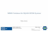 MIMO-Verfahren f r OQAM-OFDM-Systements.uni-duisburg-essen.de/downloads/nt-prakt12/dokum/1408095738_NTS... · OQAM-OFDM Kombination von Offset-QAM mit dem OFDM-Schema zu einem Filterbank-basierten