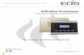 4785 Infratec Premium EMV Spatronic de fileD 1 Made in Germany Infratec Premium Steuergerät für Infrarotwärmekabinen Druck Nr. 29344785de / 22.16 D Montage- und Gebrauchsanweisung