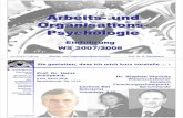 Arbeits ----und Organisations ---- Psychologie · Universität Freiburg Arbeits- und Organisationspsychologie Prof. Dr. H. Schüpbach Die Berufsfelder für A&O ----PsychologInnen