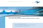 DG PARO Jahrestagung 2017 · MF 1 Deutsche Gesellschaft für Parodontologie e.V. 21. – 23. September 2017 Internationales Congress Center Dresden Tagungsprogramm Parodontologie