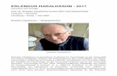 ERLENDUR HARALDSSON - 2017 - dgpalliativmedizin.de · See Osis & Haraldsson, 1977. Bildquelle: EH ----- In 1971, Erlendur Haraldsson co-authored with Karlis Osis the book At the Hour