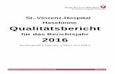 St.-Vinzenz-Hospital Hasel£¼nne Qualit£¤tsbericht Qualit£¤tsbericht St.-Vinzenz-Hospital Hasel£¼nne