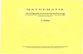 MATHEMATIK Aufgabensammlung · MATHEMATIK Aufgabensammlung Probleme des Monats aus den Hamburger Schülerzirkeln 1986 Deutscher Verein zur Förderung des mathematischen und naturwissenschaftlichen
