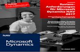 Deutschsprachige Ausgabe für Deutschland, Österreich und ... Dynamics NAV 2017... · Microsoft Dynamics NAV wird am Hauptsitz sowie in Fargo im US-Bundesstaat North Dakota entwickelt.