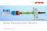Easy Connection Boxes - ftg-germany.de · MF | Connecting Visions  3 Easy Connection Boxes Flexible and space-saving Progress also manifests itself in how much of it can be pa-